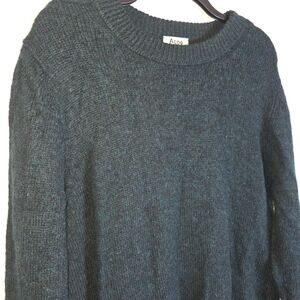 Acne Studios KAI PAW17 Men’s Wool Knit Green Sweater Size XL Rare